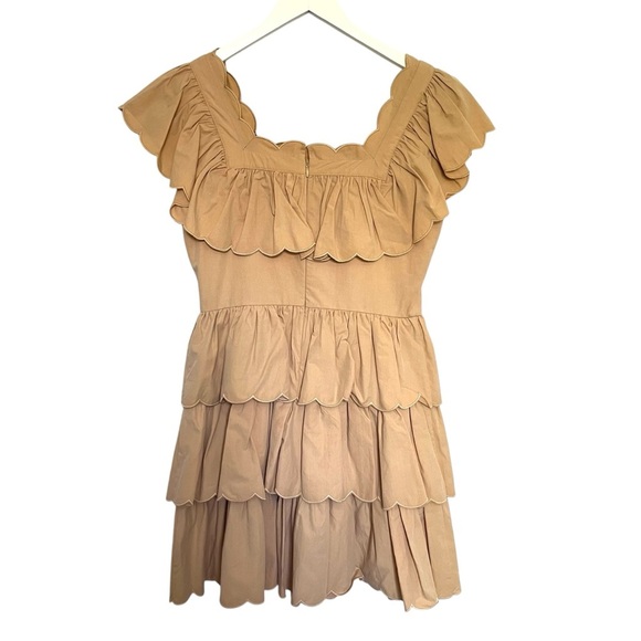 Hunter Bell Ramsey Dress Khaki Size 2 - Picture 4 of 12